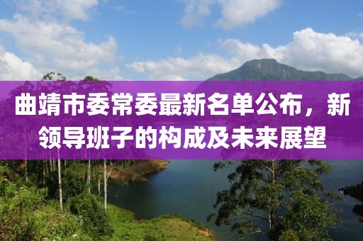 曲靖市委常委最新名單公布，新領(lǐng)導(dǎo)班子的構(gòu)成及未來展望