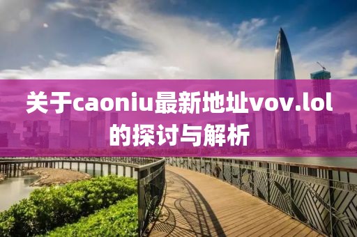 關(guān)于caoniu最新地址vov.lol的探討與解析