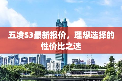 五凌S3最新報(bào)價(jià)，理想選擇的性?xún)r(jià)比之選