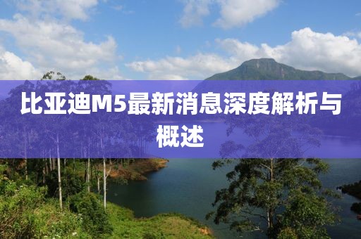 比亞迪M5最新消息深度解析與概述