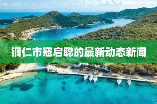 銅仁市寇啟聰?shù)淖钚聞討B(tài)新聞